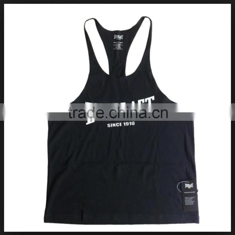 Custom design gym Tank top. men singlet, y back custom Print stringer, racerback singlet