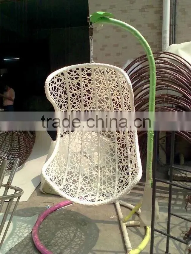 Angle tear shape hanging chair lounge chair