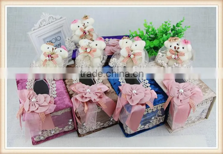 Beautiful velvet box tissue