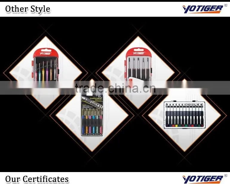 6pcs hand tools kit names screwdriver set for watch and mobile repairing