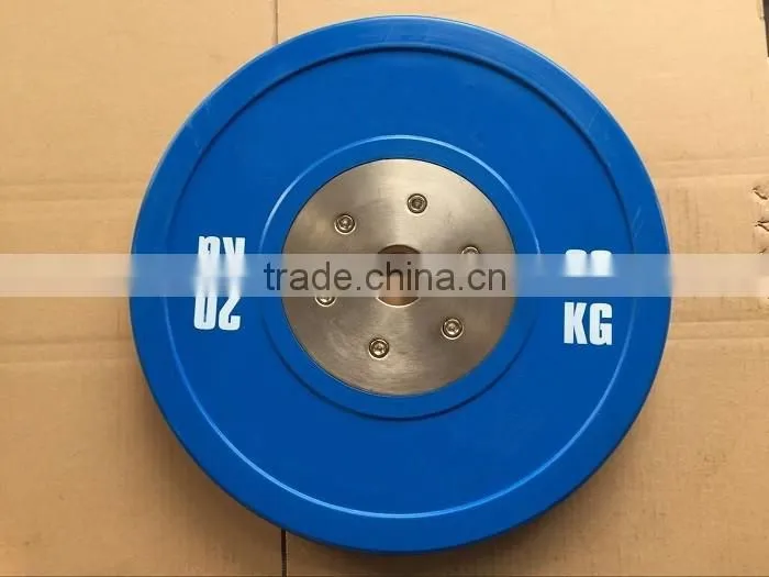 10KG Green Colour Competition Weightlifting Bumper Plates