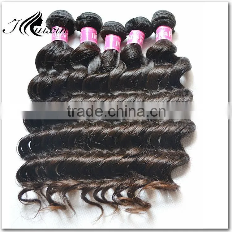 Unprocessed 7A grade real human hair ,indian natural wave virgin and remy indian hair
