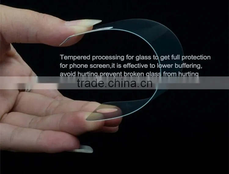 for iphone 6 full screen tempered glass, No crash metal frame