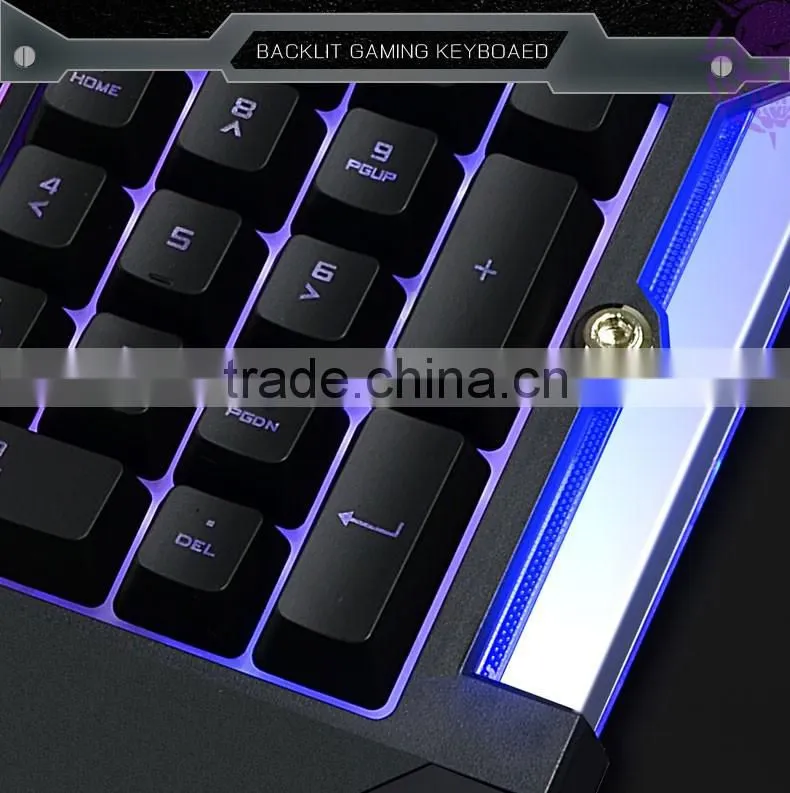 FL-ESPORTS USB Wired Rainbow Backlight Gaming Keyboard