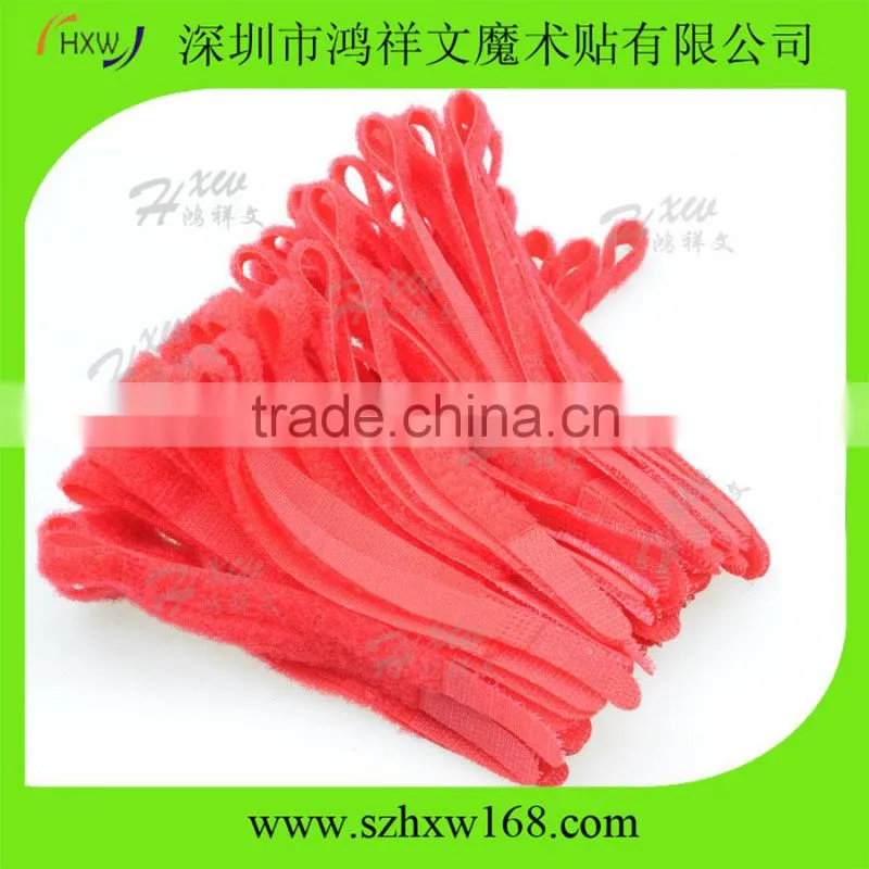 popular durable adjustable with hook and loop cable tie
