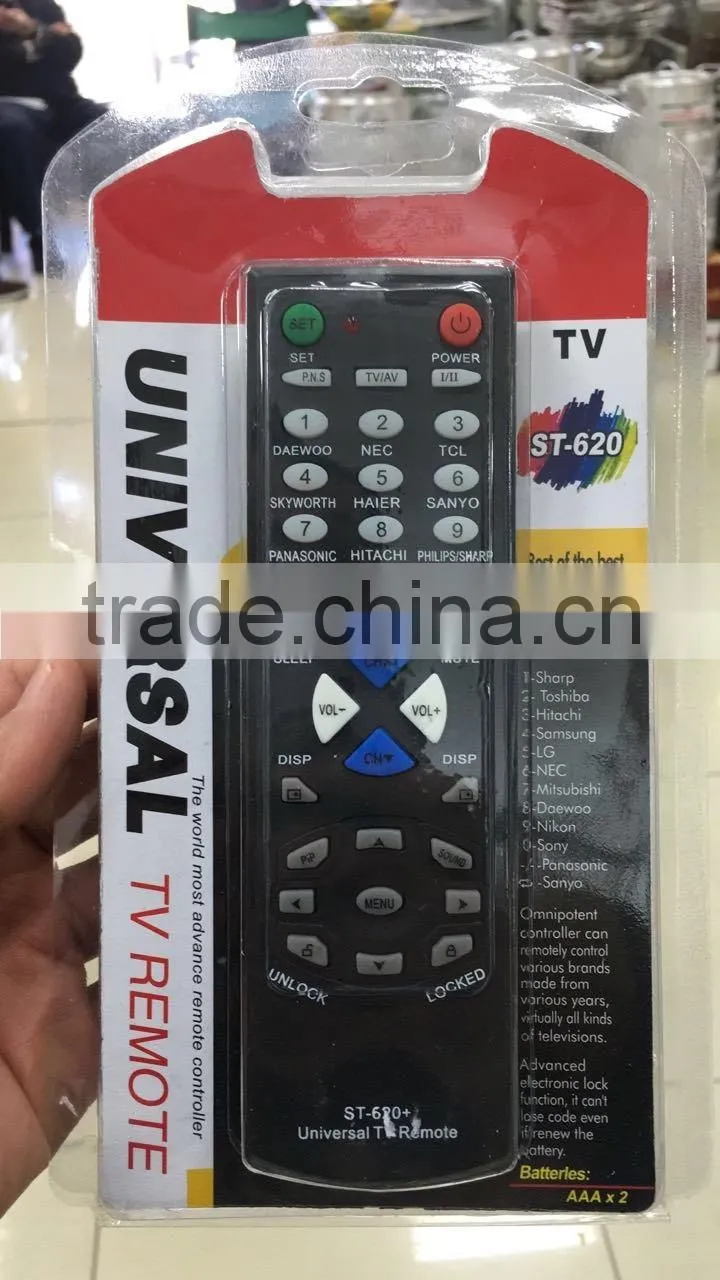 universal TV remote control ST-620 ST-620+