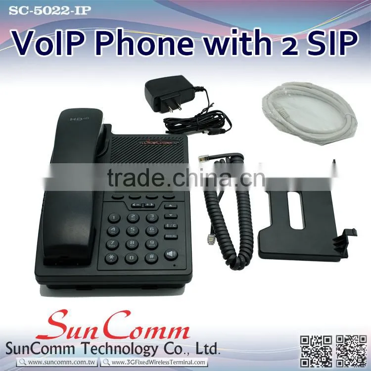 SC-5022 conference VoIP phone with 2 SIP account PoE optional