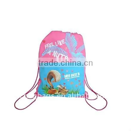 2015 new drawstring non woven shoe bag