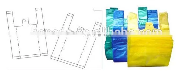 Computer control Handle bag making machine