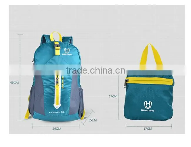 Wholesale lightweight day pack, 20L foldable sports ultralight backpack(FOL16-001)