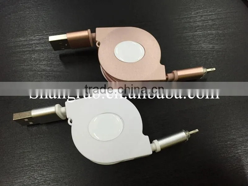 hot sale retractable USB cable data cable for charging