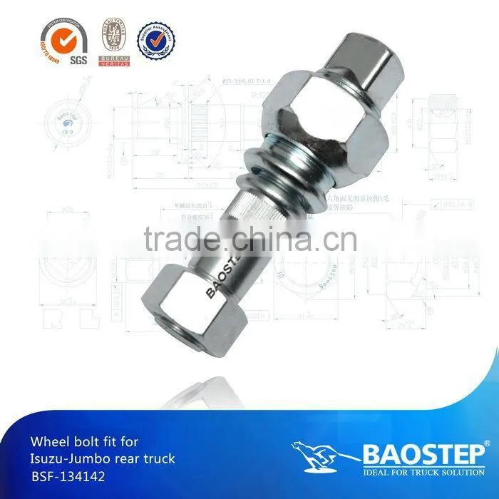 Alta resistencia tornillos del cubo for Isuzu-JUNBO/1997 rear