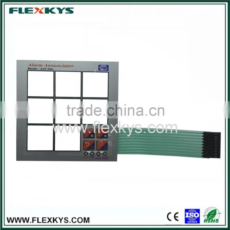 Top quality membrane keyboard switch flat tactile type