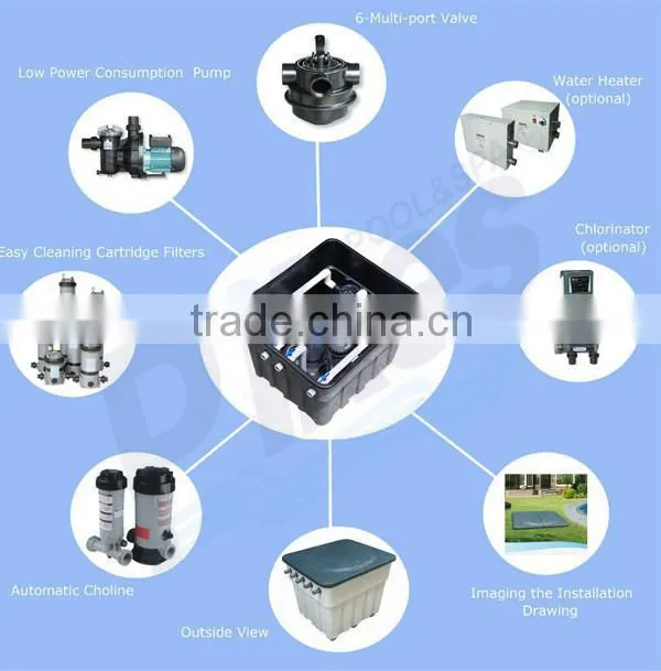Direct Manufacturer Water Filter Sand/Swimming Pool Machine PK8011