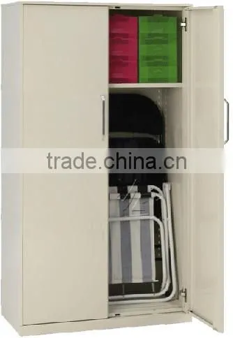 2016 Metal office/home/school double door Iron file cabinet with shelf