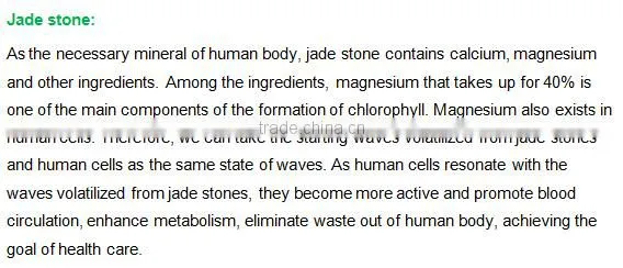 Factory direct hot selling far infrared sauna jade pad heating massage bed S-118