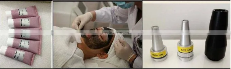 Beijing Sanhe manufacturer portable q switched nd yag laser tattoo removal and skin rejuvenation/powerful nd yag laser