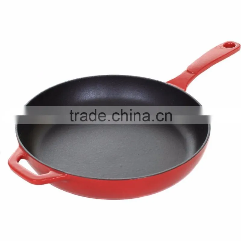 High quality red enamel cast iron pot