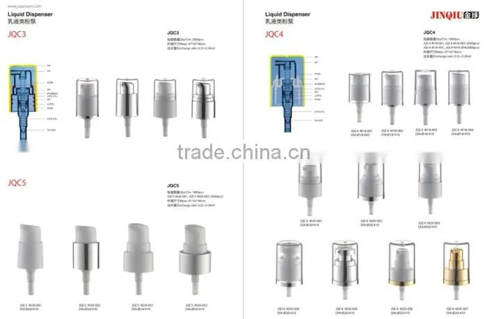24/410 Face cleanser cream plastic soap pump dispenser bottles