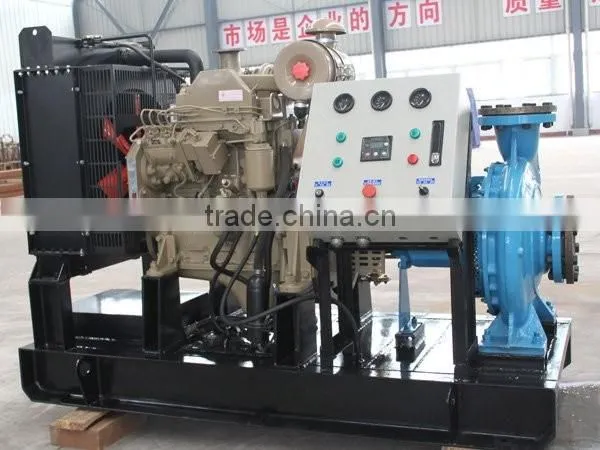 diesel engine or electric motor centrifugal water pumps using for irrigation , firefighting