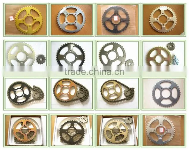 WEB100 Brazil motorcycle chain and sprocket,factory price,