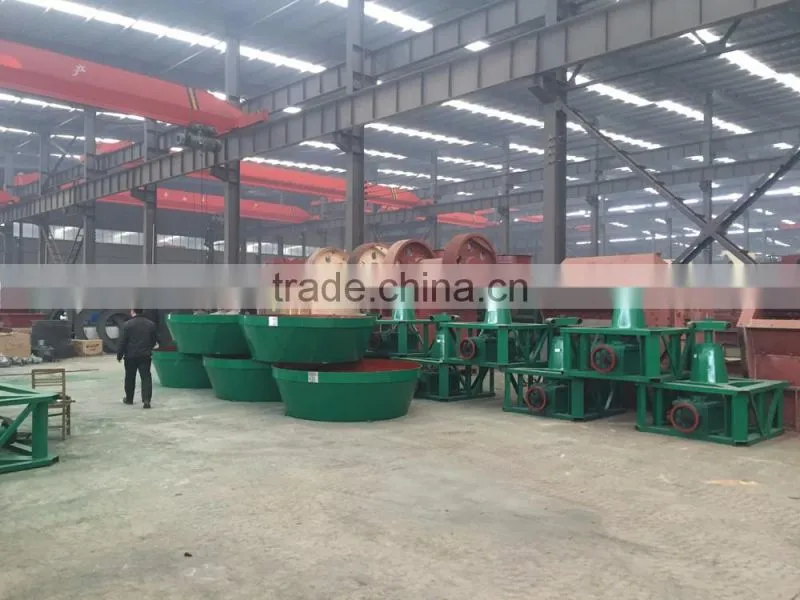 Good tungsten ore separator/wet pan mill/grinder