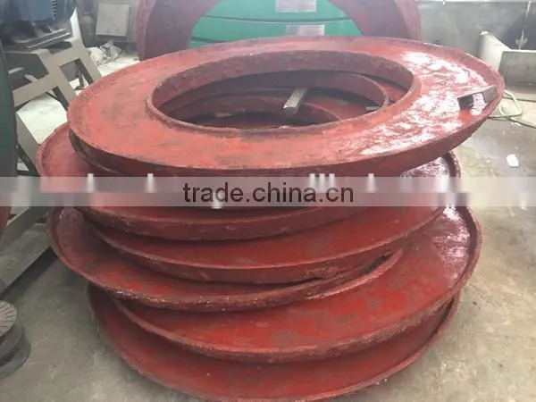 double roller griding mill machine ,separate Gold equipment . wet pan mill