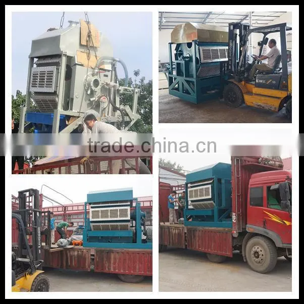 2015 Advanced processing egg box with lid making machine