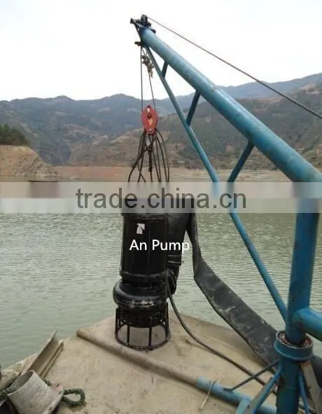 Vertical submersible slurry pump for mining