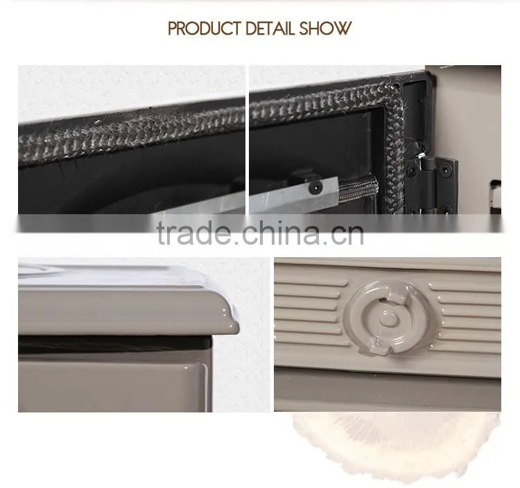 China supplier indoor freestanding enamel fireplace/wood burning stove for 800sq.ft house warming