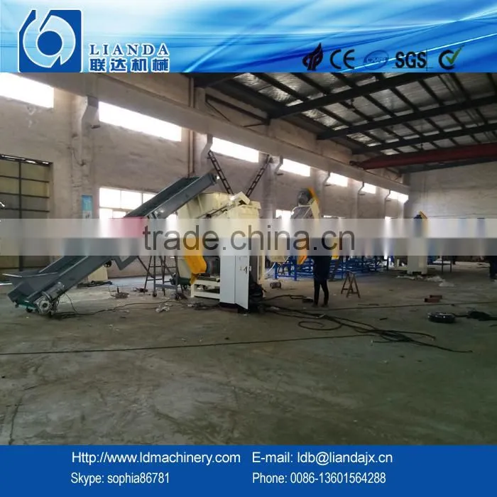 Landfill films recycling line