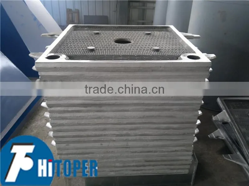 Cast iron plate-frame press filter for palm oil rough fltration and separation