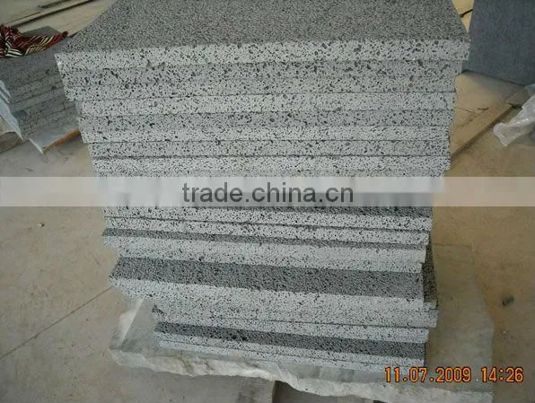 Lava stone tiles honed from Hainan province