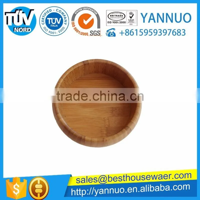 Natural Health Carbonized Bamboo Salad Bowl