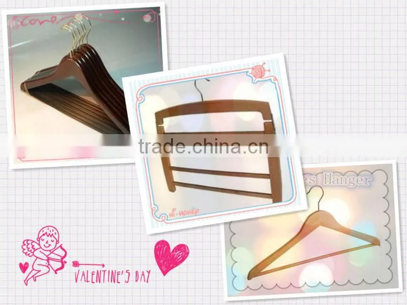 EU certificated OEM wood hanger wholesale