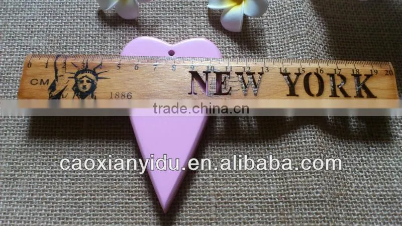 Blue Wooden Heart Wooden Letter Household Wedding Decoration
