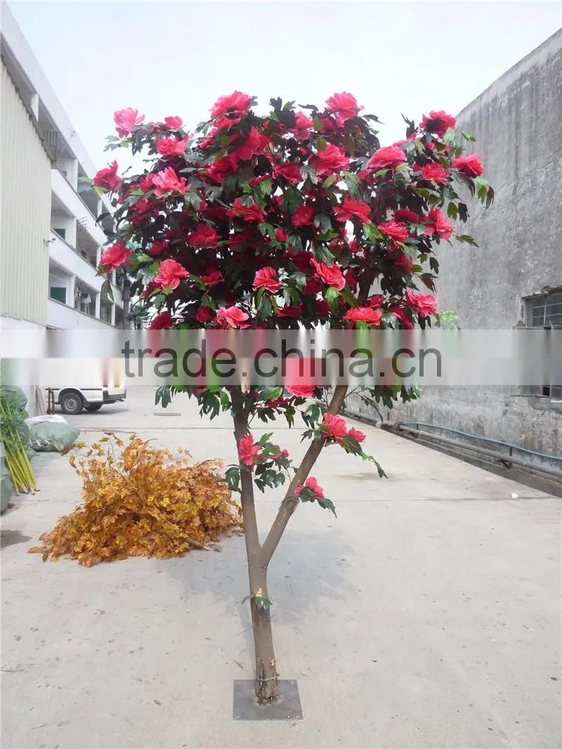 indoor artificial decoration 2-5 m H fake flower potted bonsai plant LGH15-06