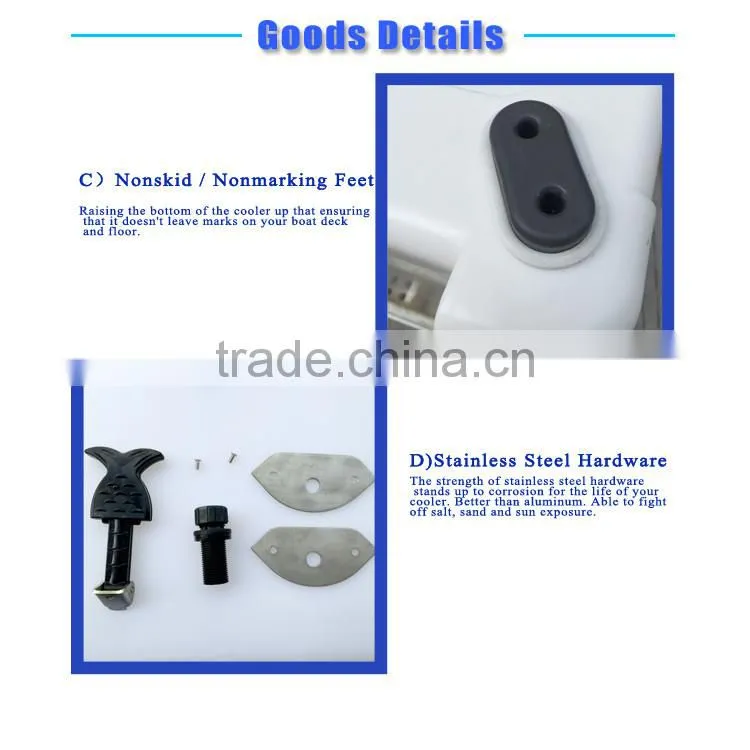 rotomolded fish marine cooler box