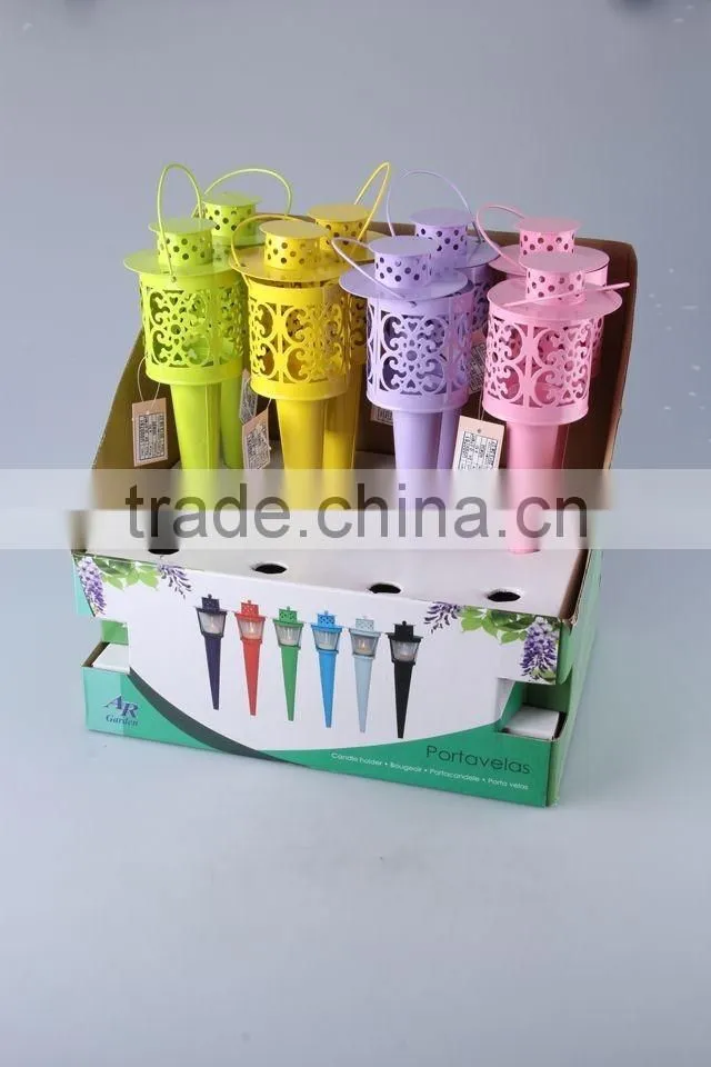 Torch Design Iron Candle Holder/Home Decoration Candlestick