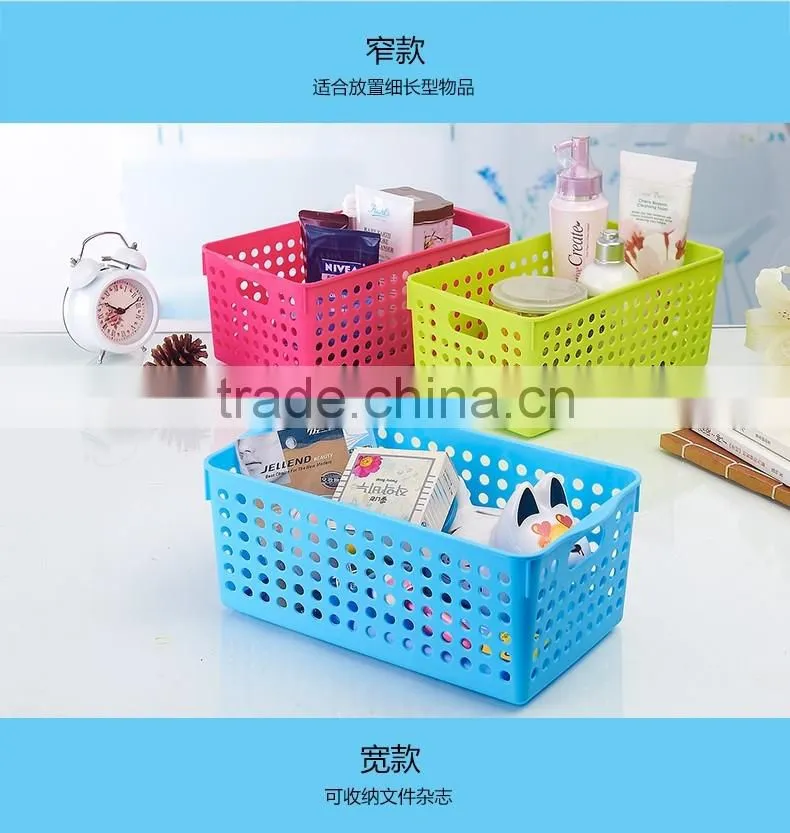 Plastic Storage Baskets, 3505 Plastic Storage Baskets with handle