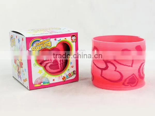 promotional good quality magic rainbow spring toys for sale/rainbow circle