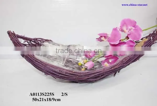 wicker baskets for plants