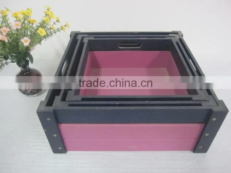 high quality natural cheap wooden box