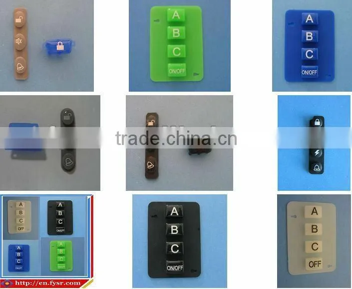 Silicone keypads for calculator rubber keypad for computing counter