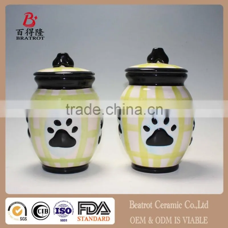 NEW Next Wags & Whiskers Dog Treat Jar Ceramic