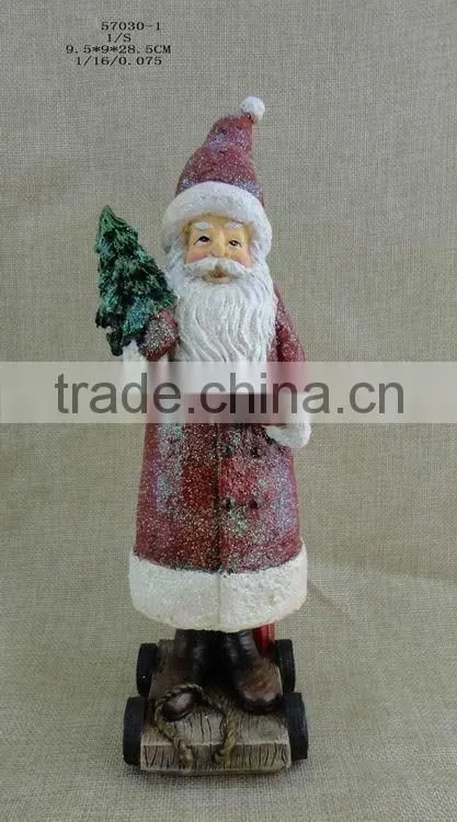 christmas resin santa claus resin christmas ornaments wholesale