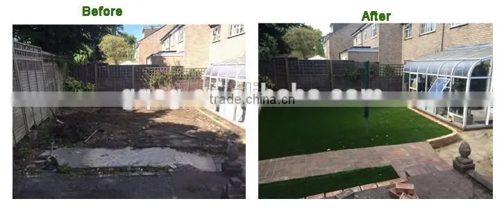 40 mm height U shape Landscaping Synthetic grass for park,backyard,balcony