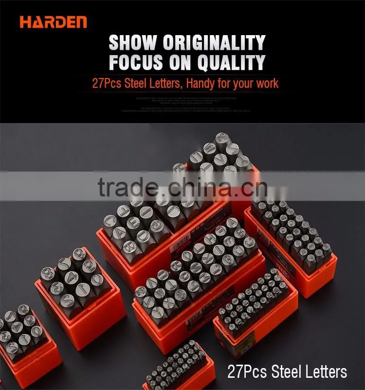 Professional 8mm 27PCS Steel Letters