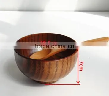 Bamboo food salad bowl