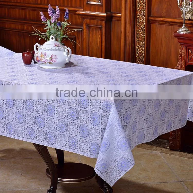 Wipe easy PVC tablecloth in rolls home decorative tablecloth